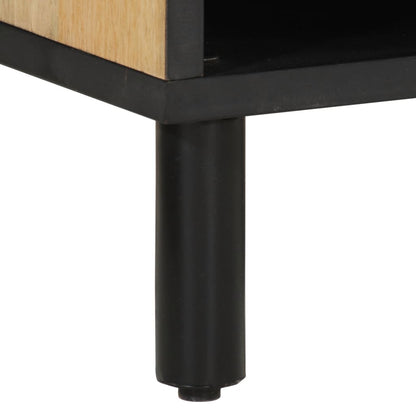 Mobile Porta Tv 80X33X46 Cm In Legno Massello Di Mango