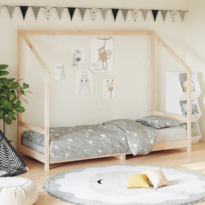 Giroletto Per Bambini 70X140Cm In Legno Massello Di Pino