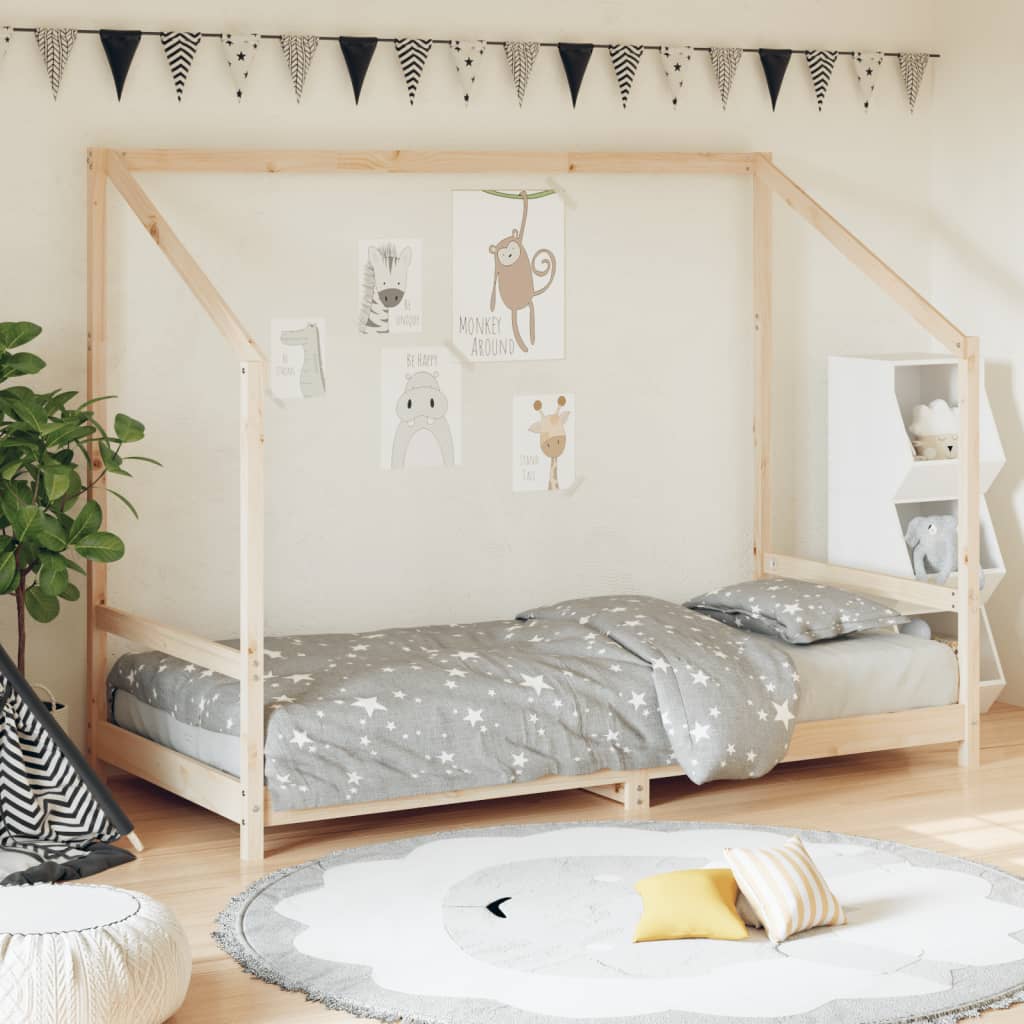 Giroletto Per Bambini 70X140Cm In Legno Massello Di Pino