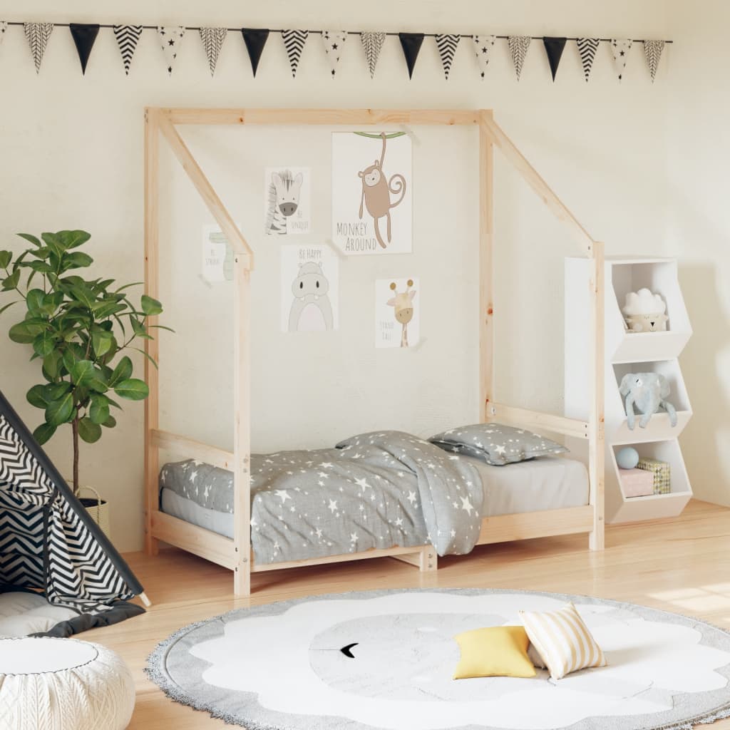 Giroletto Per Bambini 70X140Cm In Legno Massello Di Pino