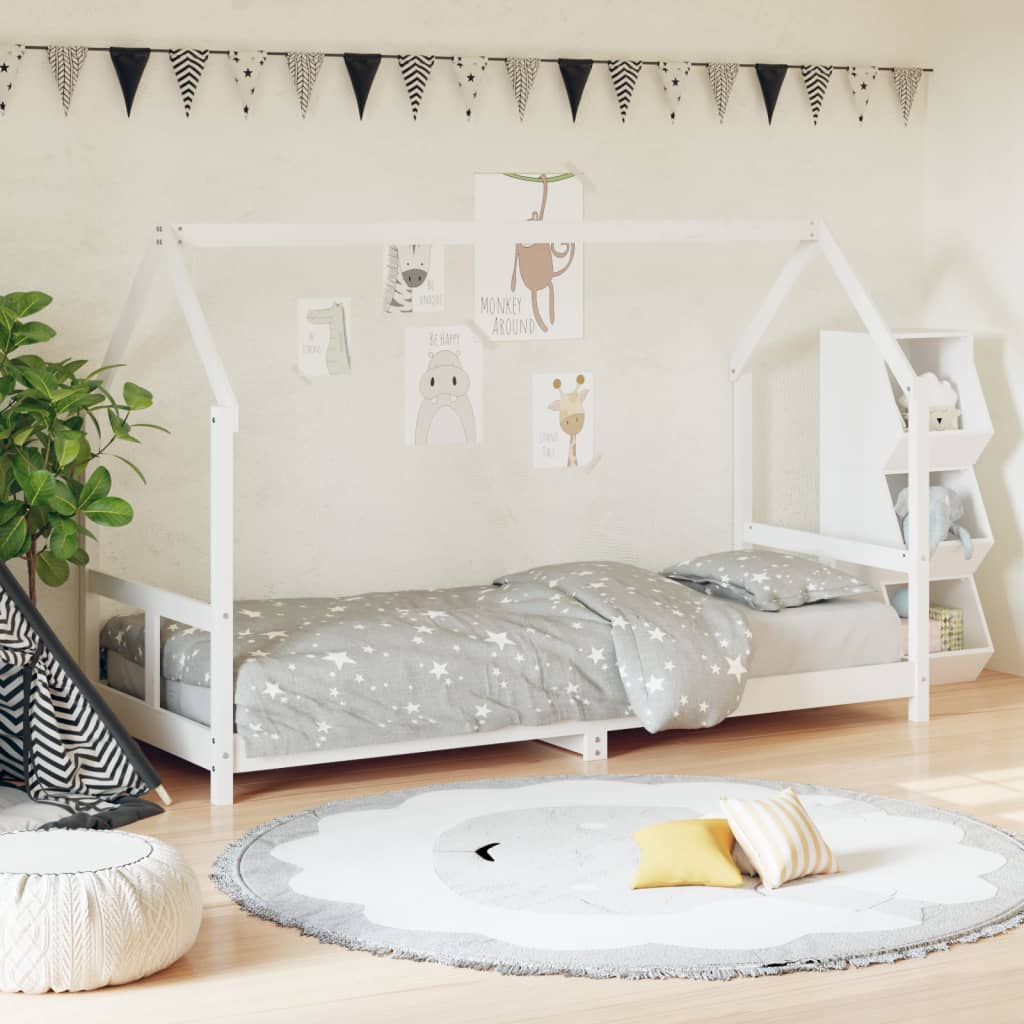 Giroletto Per Bambini 90X190Cm In Legno Massello Di Pino