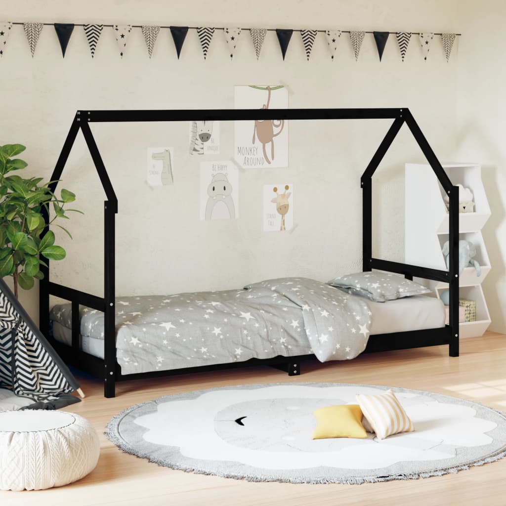 Giroletto Per Bambini 90X190Cm In Legno Massello Di Pino