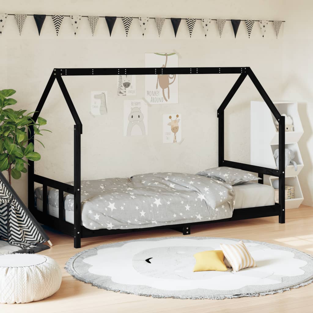 Giroletto Per Bambini 90X190Cm In Legno Massello Di Pino