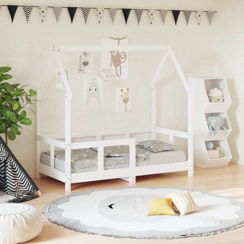 Giroletto Per Bambini 90X190Cm In Legno Massello Di Pino