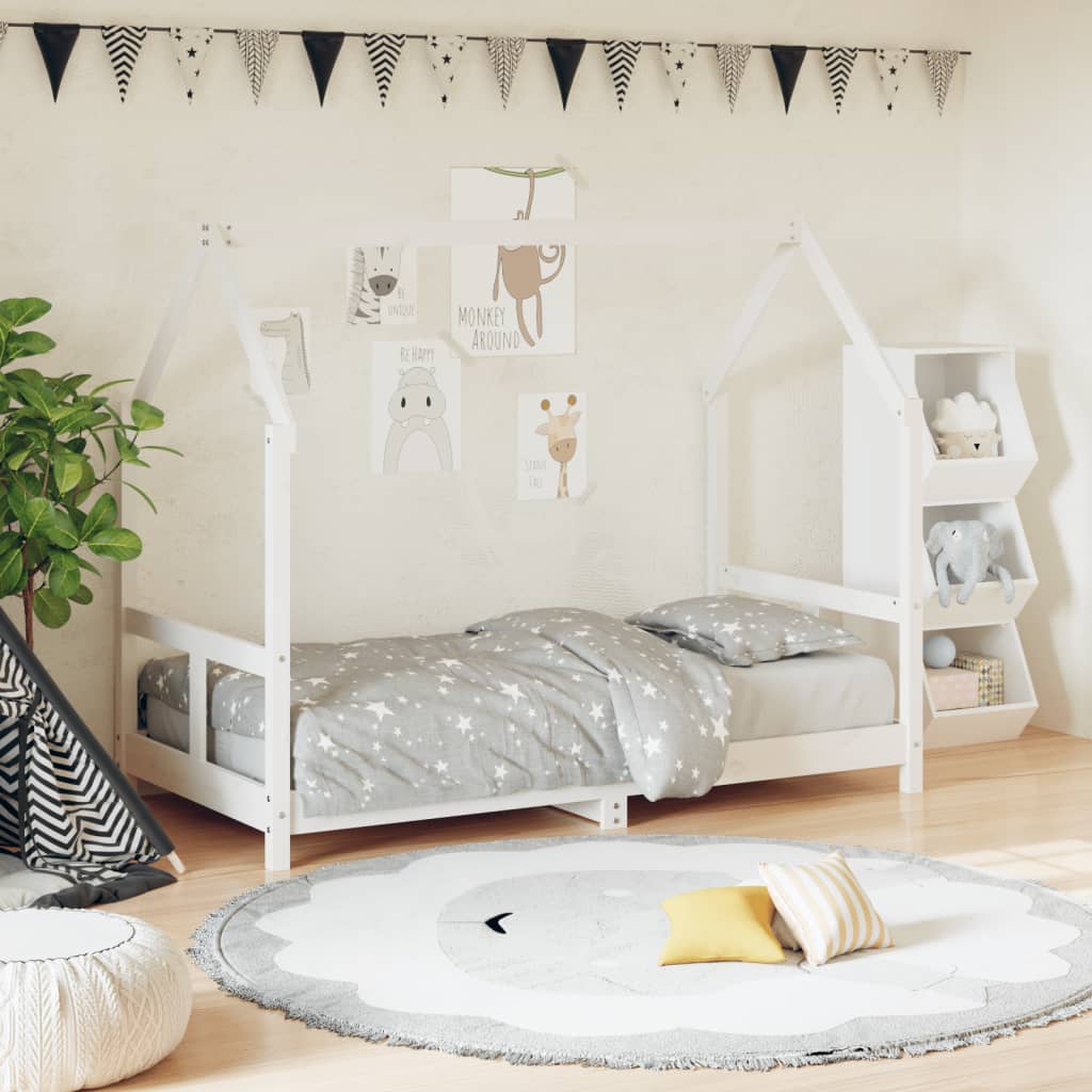 Giroletto Per Bambini 90X190Cm In Legno Massello Di Pino