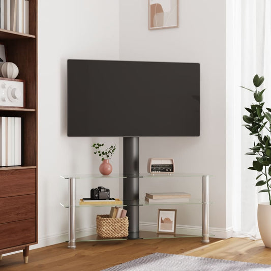 Supporto Tv Angolare 3 Livelli Per 32-70 Pollici Nero E