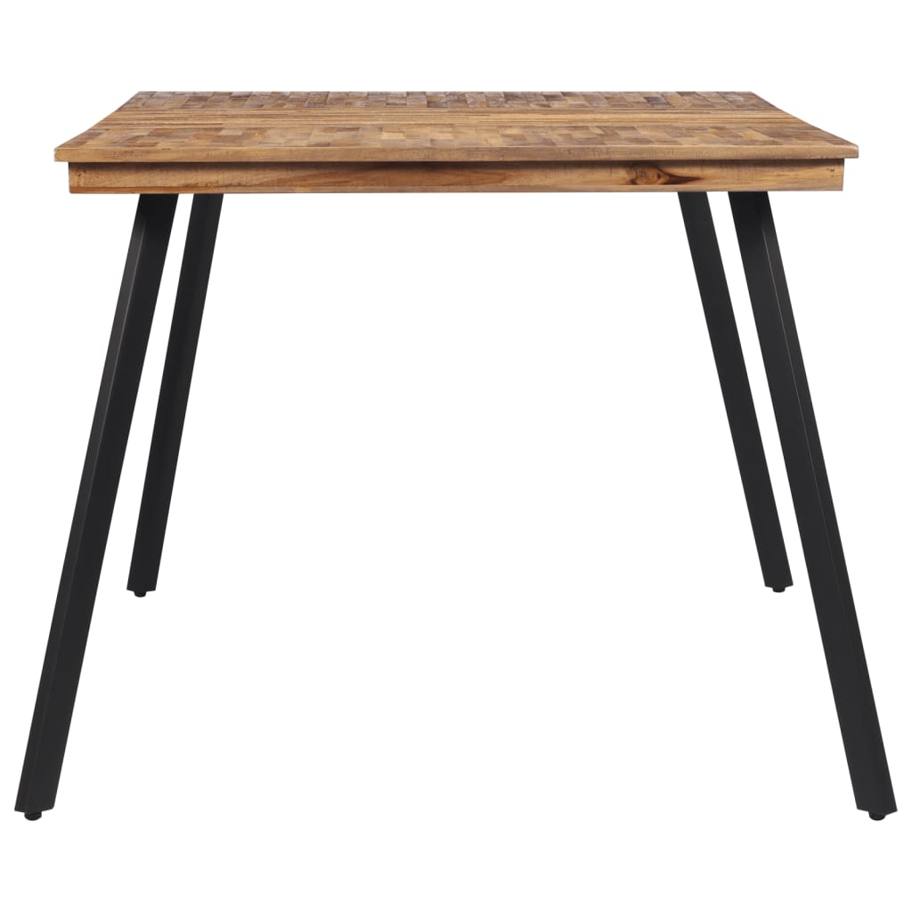 Tavolo Da Pranzo 169X98,5X76 Cm In Legno Massello Di Teak