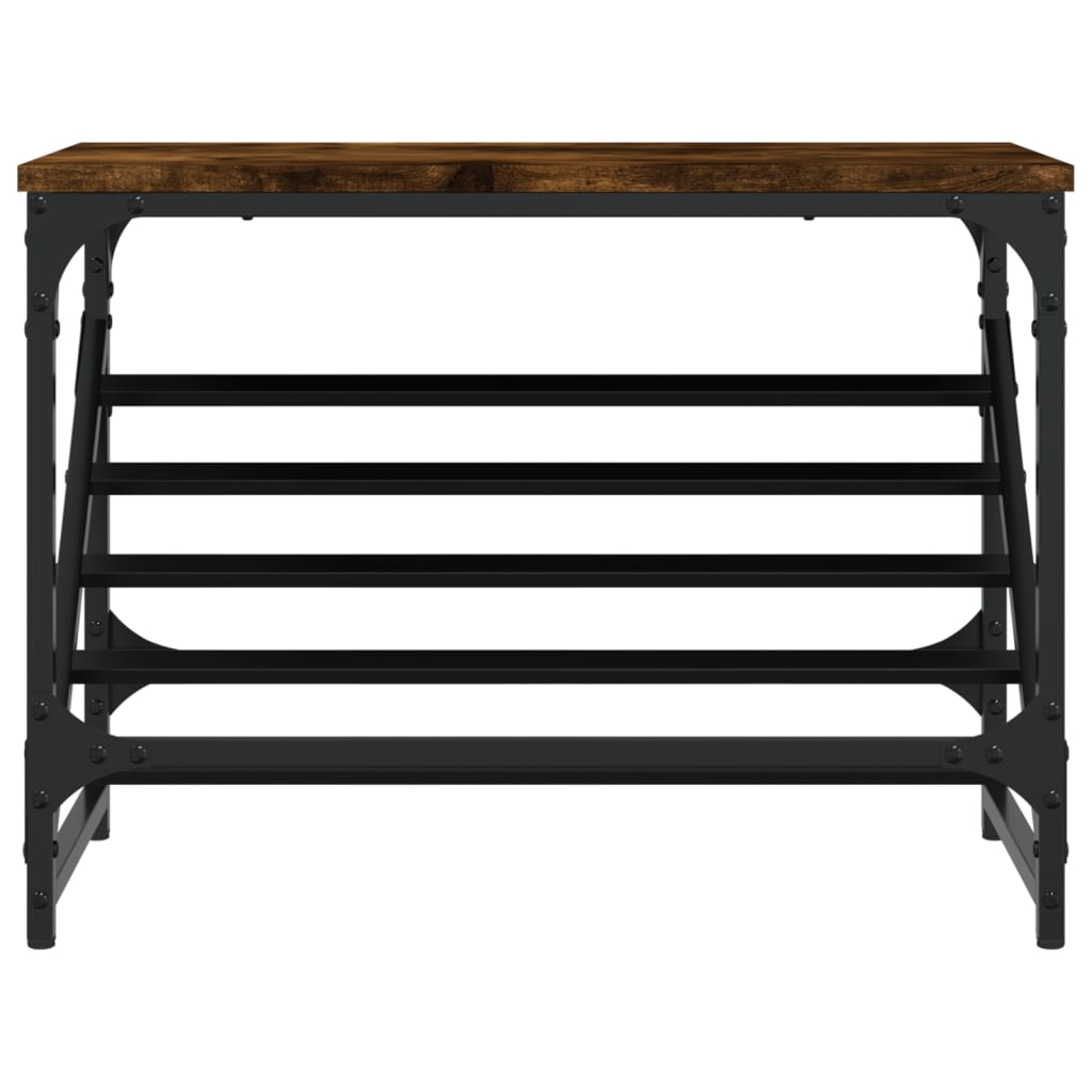 Scarpiera 60X30X In Legno Multistrato Rovere Fumo