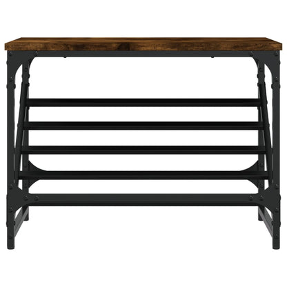 Scarpiera 60X30X In Legno Multistrato Rovere Fumo