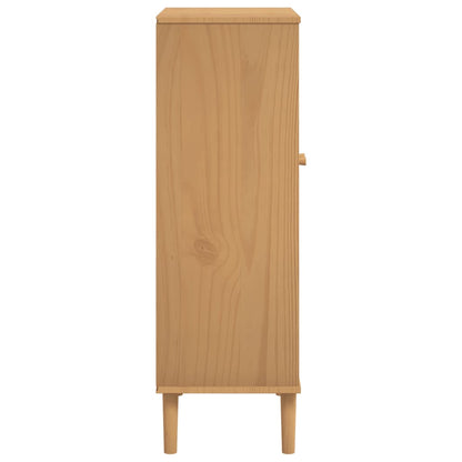 Scarpiera Senja Aspetto Rattan 59,5X35X107 Cm Massello