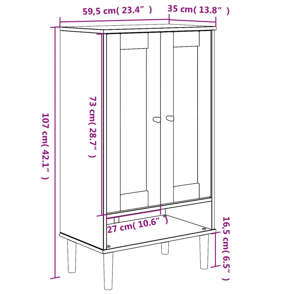 Scarpiera Senja Aspetto Rattan 59,5X35X107 Cm Massello