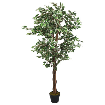 Albero Di Ficus Artificiale 630 Foglie Verde