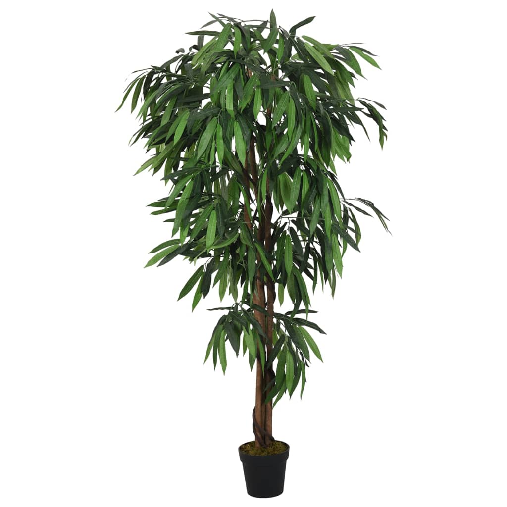 Albero Mango Artificiale 300 Foglie Verde