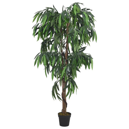 Albero Mango Artificiale 300 Foglie Verde
