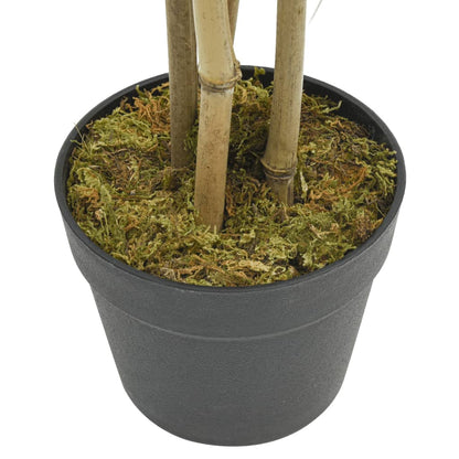 Albero Bambù Artificiale 552 Foglie 120 Cm Verde