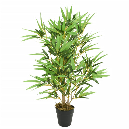 Albero Bambù Artificiale 368 Foglie 80 Cm Verde
