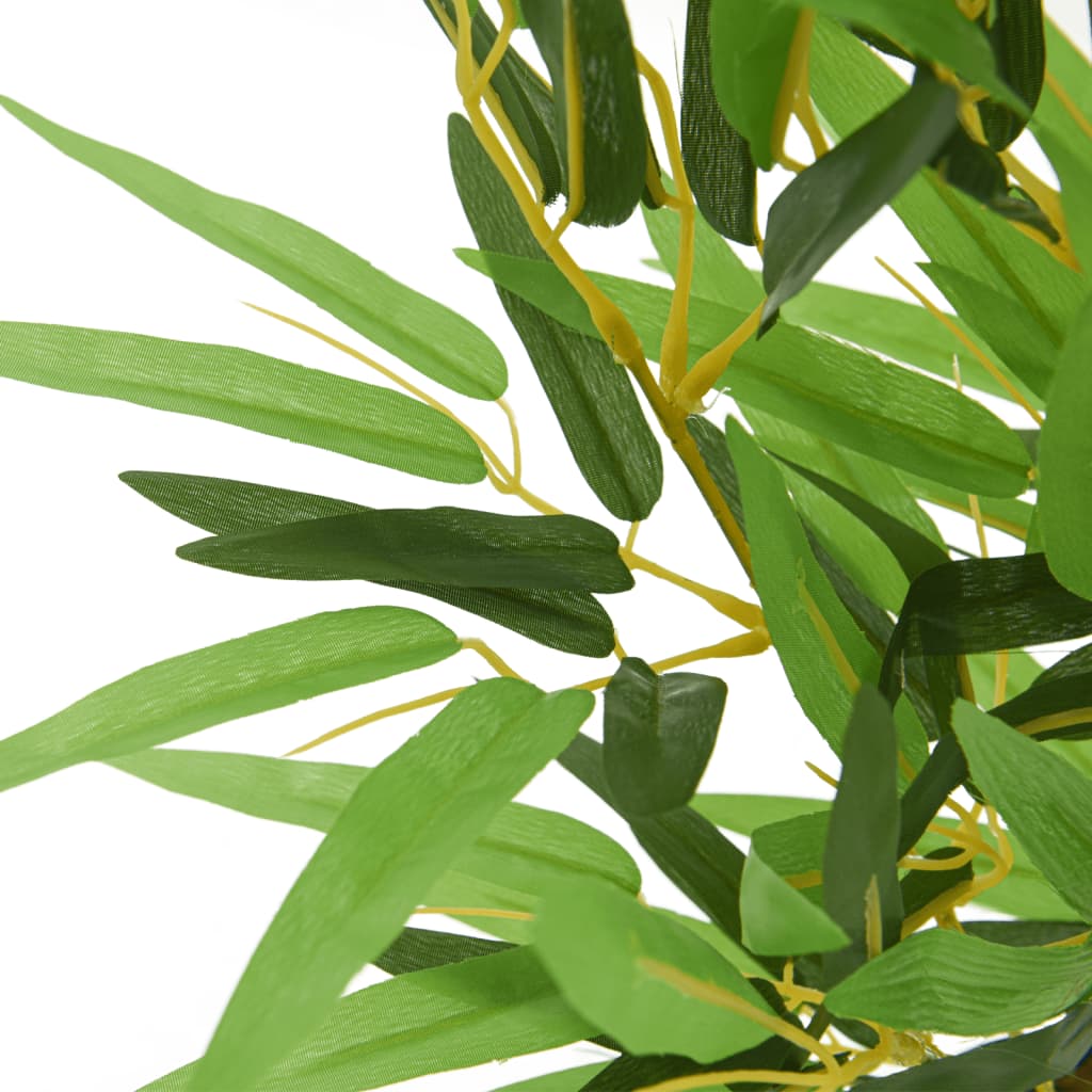Albero Bambù Artificiale 368 Foglie 80 Cm Verde