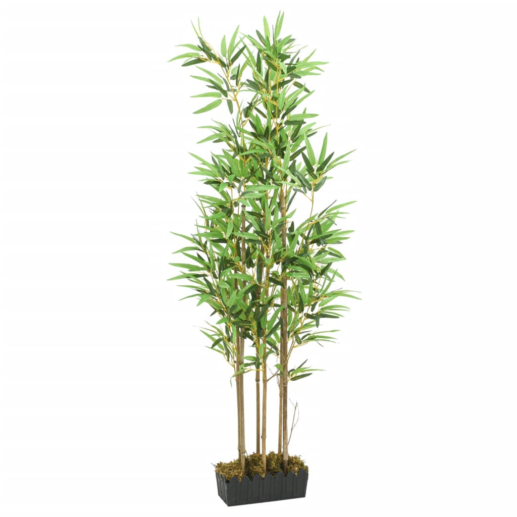 Albero Bambù Artificiale 368 Foglie 80 Cm Verde