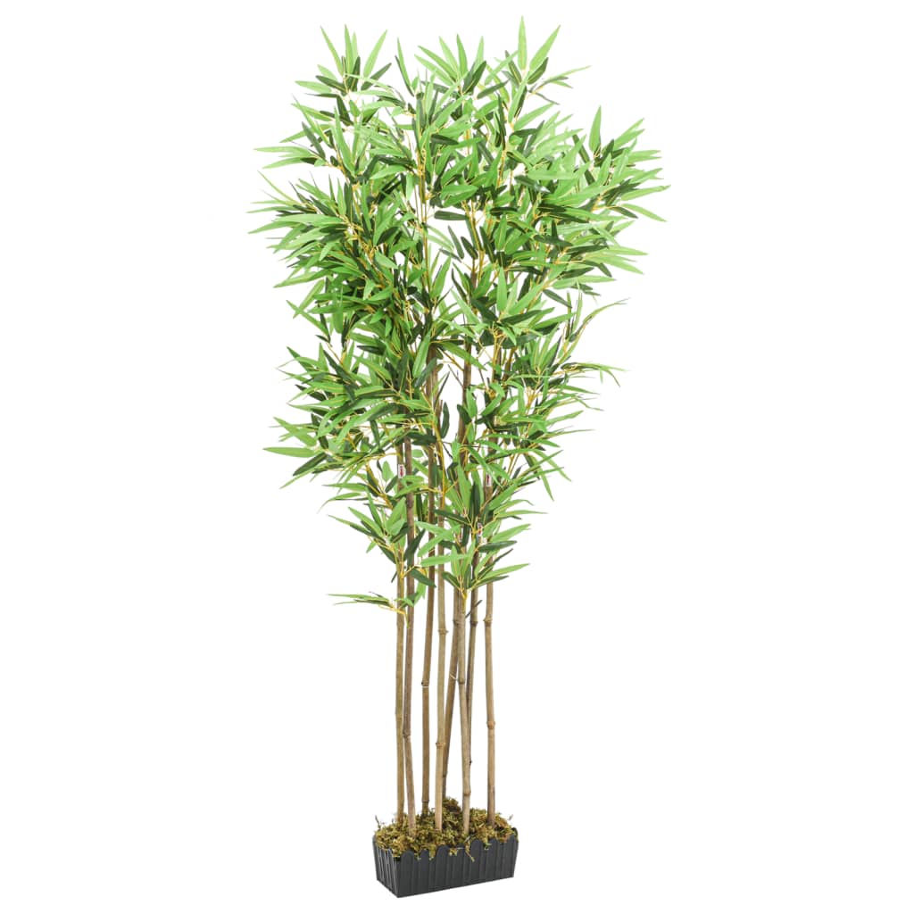 Albero Bambù Artificiale 368 Foglie 80 Cm Verde