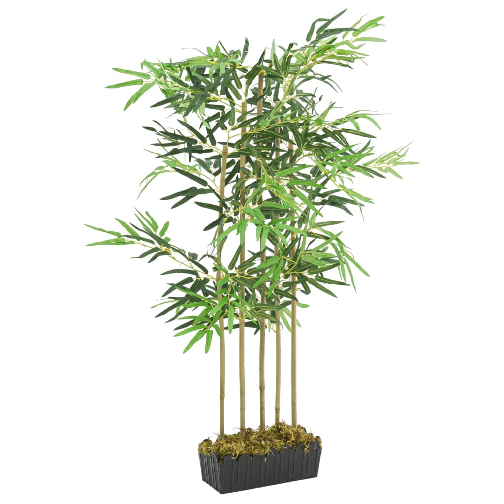 Albero Bambù Artificiale 1095 Foglie 150 Cm Verde