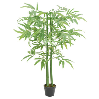 Albero Bambù Artificiale 384 Foglie 120 Cm Verde