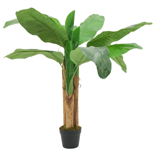 Albero Di Banano Artificiale 9 Foglie Verde