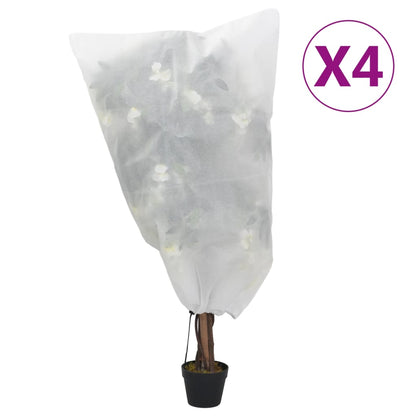 Coperture Con Coulisse Per Piante 4Pz 70 G/M² 0,8X1 M