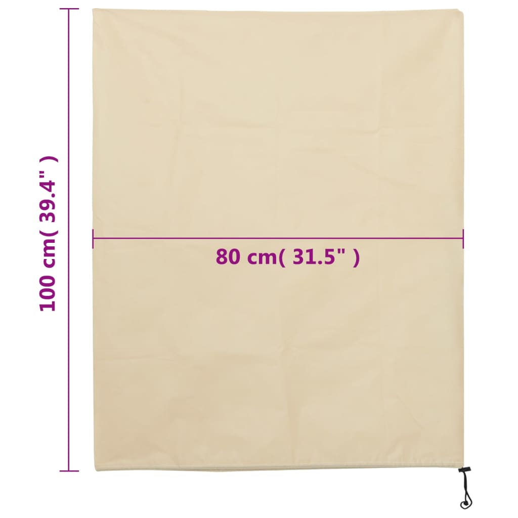 Coperture Con Coulisse Per Piante 4Pz 70 G/M² 0,8X1 M