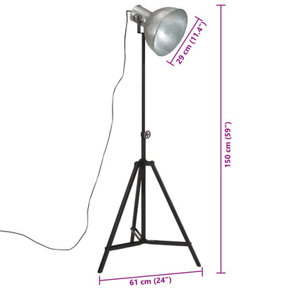 Lampada Da Terra 25 W Vintage 61X61X90-150 Cm E27