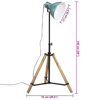 Lampada Da Terra 25 W Anticato 75X75X90-150 Cm E27