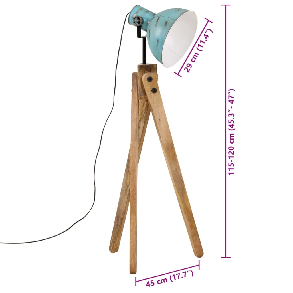 Lampada Da Terra 25 W Anticato 45X45X120 Cm E27