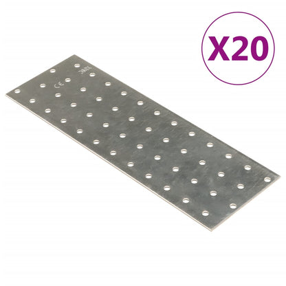 Piastre Forate 60 Pz 2 Mm Acciaio Zincato