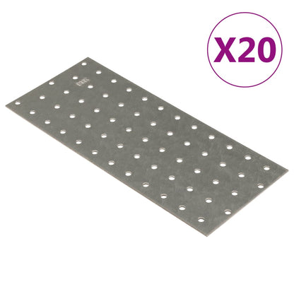 Piastre Forate 60 Pz 2 Mm Acciaio Zincato
