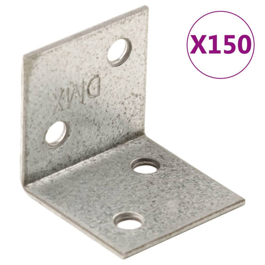 Staffe Angolari 150 Pz 2 Mm Acciaio Zincato