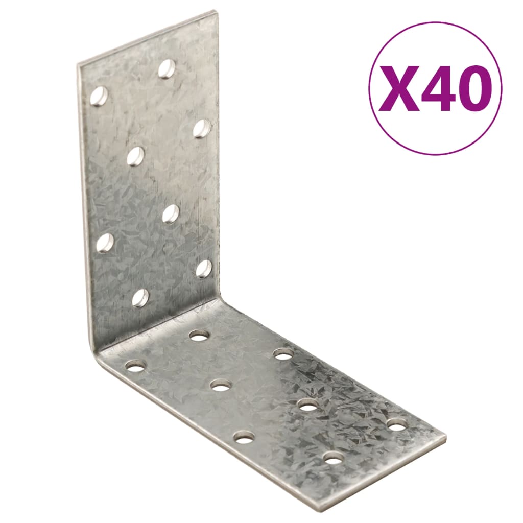 Staffe Angolari 150 Pz 2 Mm Acciaio Zincato