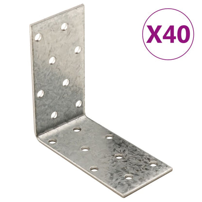 Staffe Angolari 150 Pz 2 Mm Acciaio Zincato