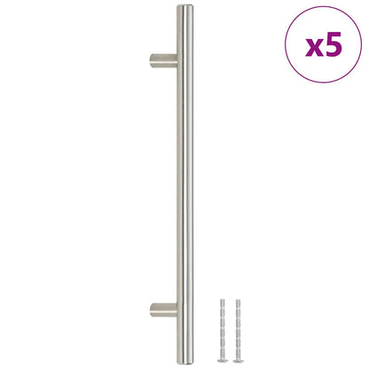 Maniglie Per Mobili 5Pz 192Mm In Acciaio Inox