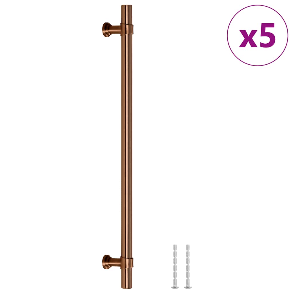 Maniglie Per Mobili 5Pz 480Mm In Acciaio Inox