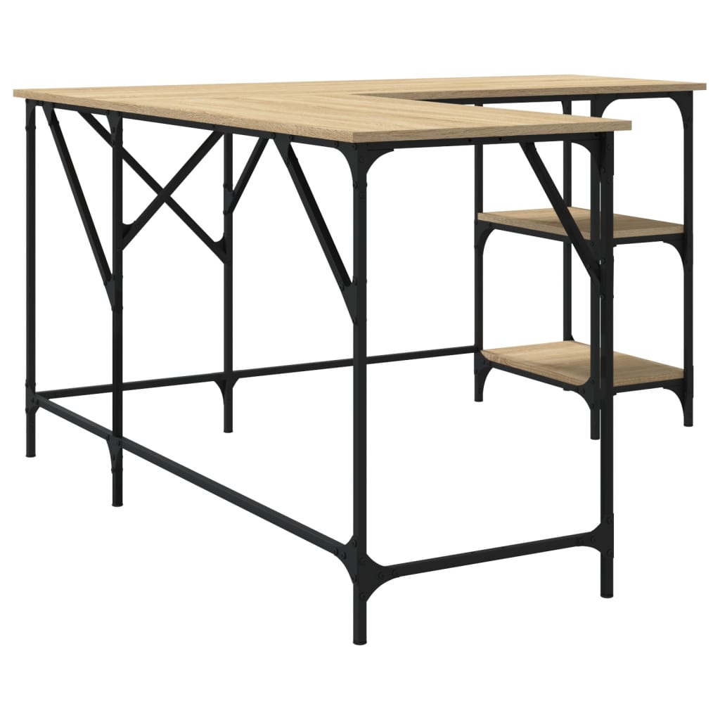 Scrivania 139X139X75 Cm In Legno Multistrato