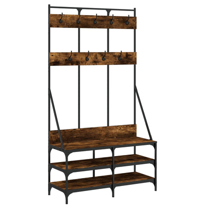 Appendiabiti Con Porta Scarpe 100X40X184 Cm