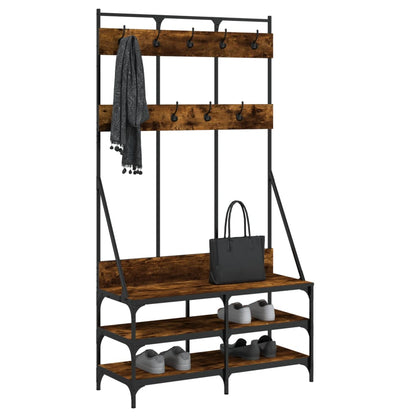 Appendiabiti Con Porta Scarpe 100X40X184 Cm