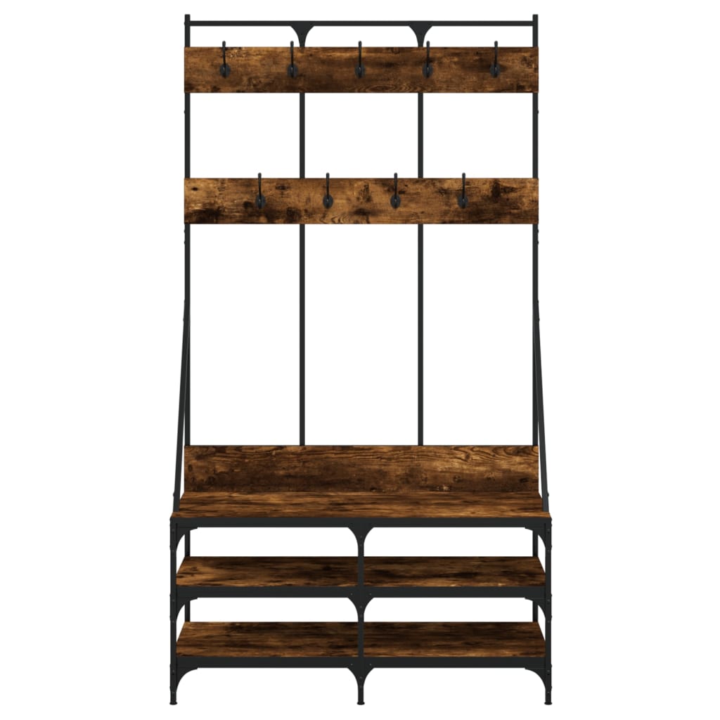 Appendiabiti Con Porta Scarpe 100X40X184 Cm