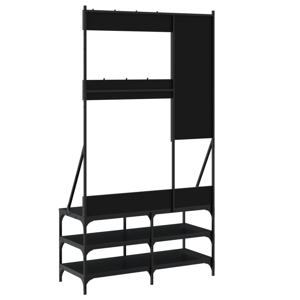 Appendiabiti Con Porta Scarpe 100X40X184 Cm