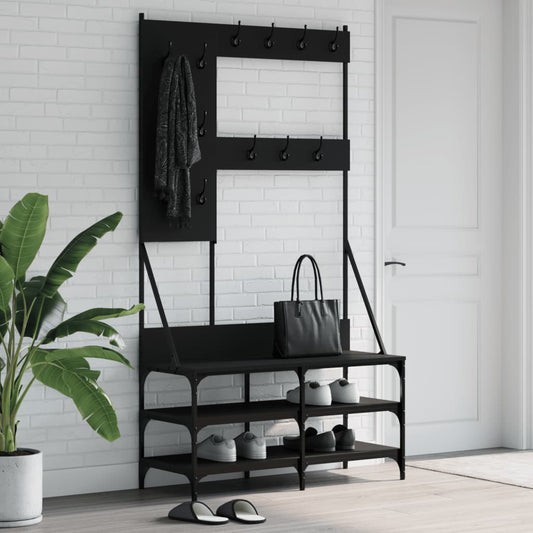 Appendiabiti Con Porta Scarpe 100X40X184 Cm