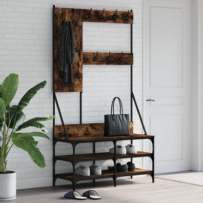 Appendiabiti Con Porta Scarpe 100X40X184 Cm