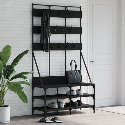 Appendiabiti Con Porta Scarpe 100X40X184 Cm
