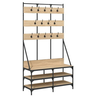 Appendiabiti Con Porta Scarpe 100X40X184 Cm
