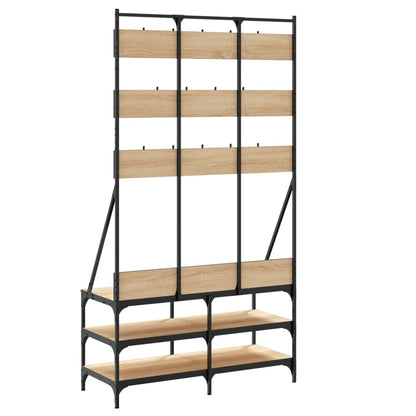 Appendiabiti Con Porta Scarpe 100X40X184 Cm
