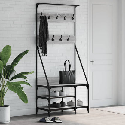 Appendiabiti Con Porta Scarpe 80X40X184 Cm