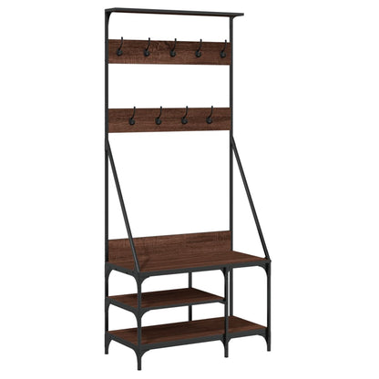Appendiabiti Con Porta Scarpe 80X40X184 Cm